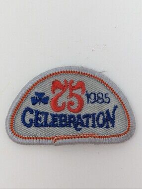 Girl Guides Canada 75 Celebration 1985 Patch Vintage
